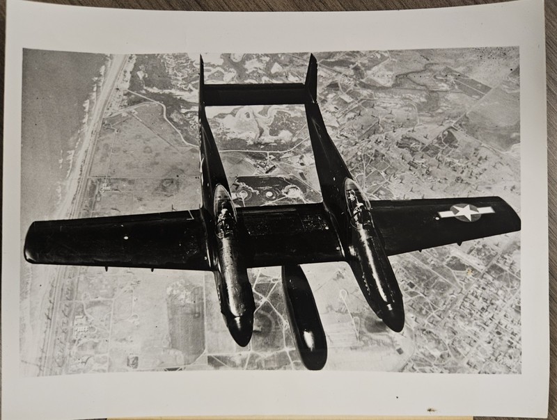 1946 American P82 Twin Mustang Night Fighter  b/w 8-1/2 x 6-1/2  Press Photo