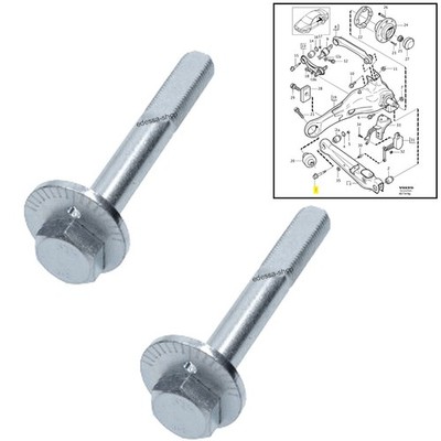 2x Querlenker Schrauben Hinten für MITSUBISHI FTO OUTLANDER CARISMA COLT 495088