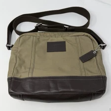 COACH Shoulder Bag ORN F70417 Messenger Bag Men Women Unisex Canvas Leather