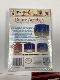 Dance Aerobics NES Nintendo Complete CIB Open Shrink Wrap Power Pad Game