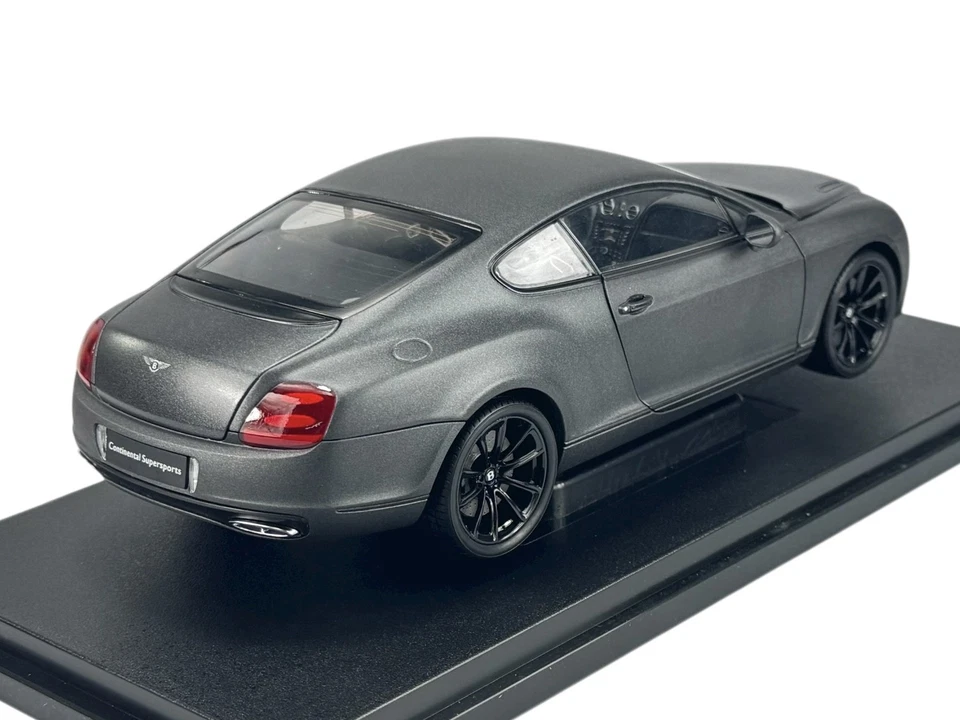 WELLY BENTLEY CONTINENTAL SUPERSPORTS GREY 1:18 DIE CAST METAL MODEL NEW IN BOX - Image 3 of 4