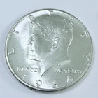 1964-D Kennedy Half Dollar (90% Silver ) MS MINT STATE DETAILS FREE SHIP #8521