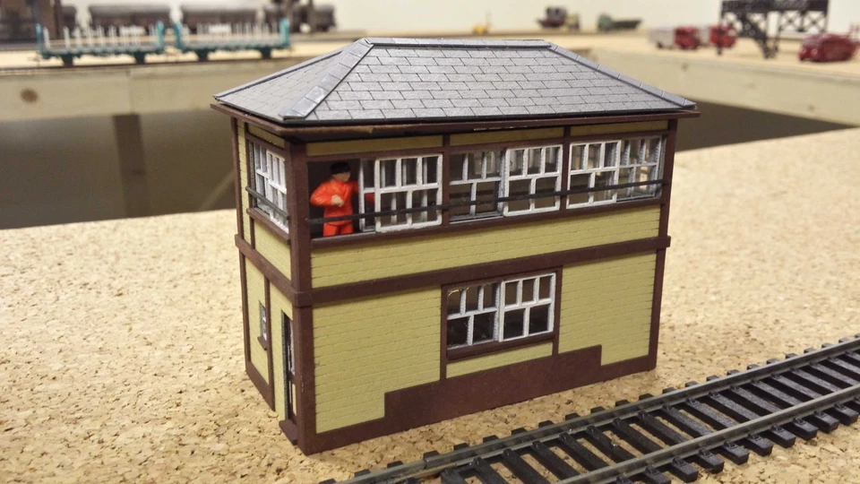 MMR MODEL KITS OO Gauge GWR Medium Signal Box Laser Kit
