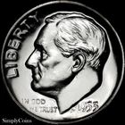 1953 Roosevelt Dime Proof GEM Uncirculated 90% Silver Coin US