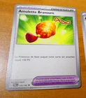 POKEMON EVOLUTIONS A PALDEA CARD CARTE AMULETTE BRAVOURE 173/193 PAL FR NM
