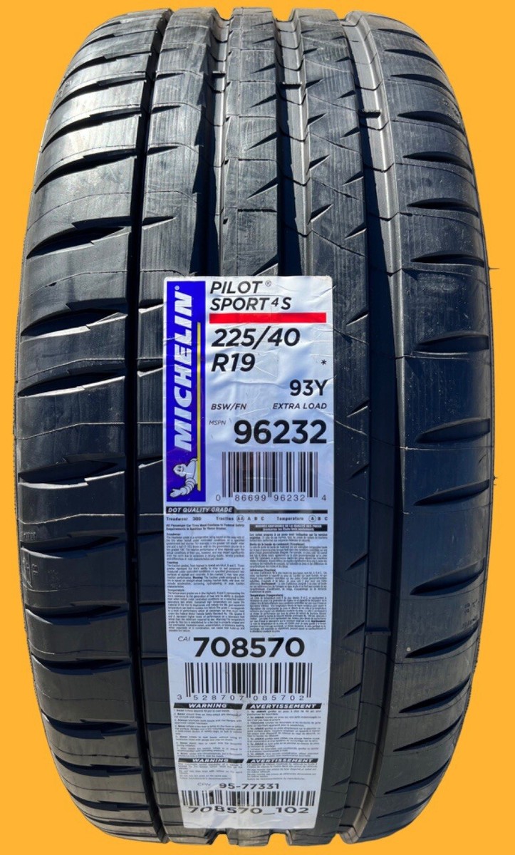 タイヤ・ホイール 225/40ZR19 (93Y) Michelin pilot sport 4S Michelin Pilot Sport All Season 4 UHP All Season 225/40ZR19
