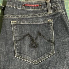 Vigoss Venice Jeans Women's Sz 11 Boot 98% Cotton Denim Blue