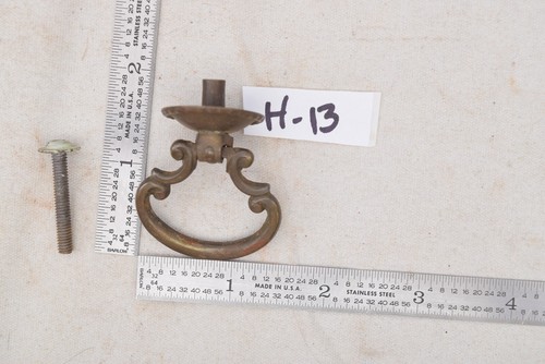 SALVAGED Single Post HARDWARE Vintage & Antique Cabinet/Drawer DROP RING PULL(S) - Picture 59 of 89