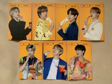 SET (7) McDonald's BTS K-POP PROMO CARDS PHOTOCARD LOT JUNGKOOK, SUGA, BRAND NEW