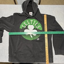 Black Boston celtics majestic hoodie Medium