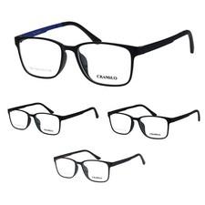 Mens Super Light Weight Indestructible TR90 Plastic Optical Eyeglasses Frame