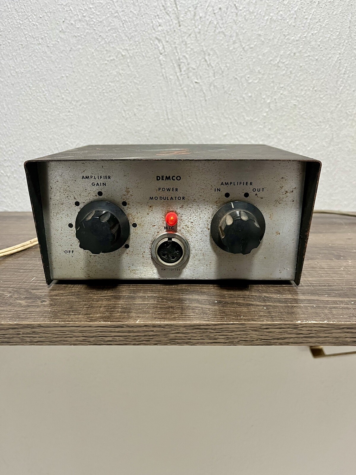 Demco Power Modulator Tube Audio Microphone Preamplifier Satellite CB Untested eBay