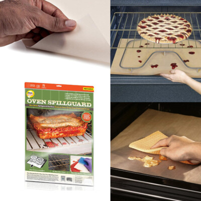 Oven Liner Nonstick 17.5''x13'' Reusable Sheet Spillmat Dishwasher Safe Guard Bake