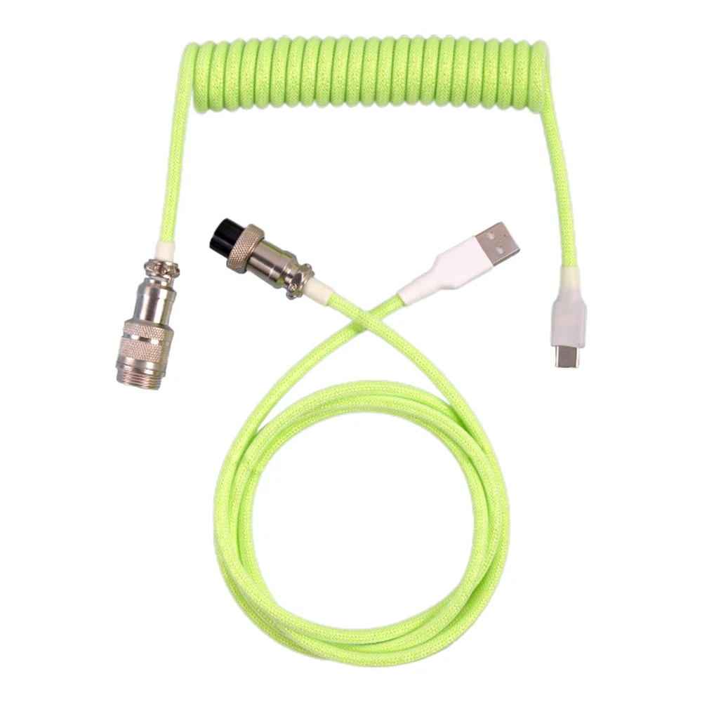 Mechanical Keyboard Cable Aviation Plug Data Cable Keyboard Accessories for PC