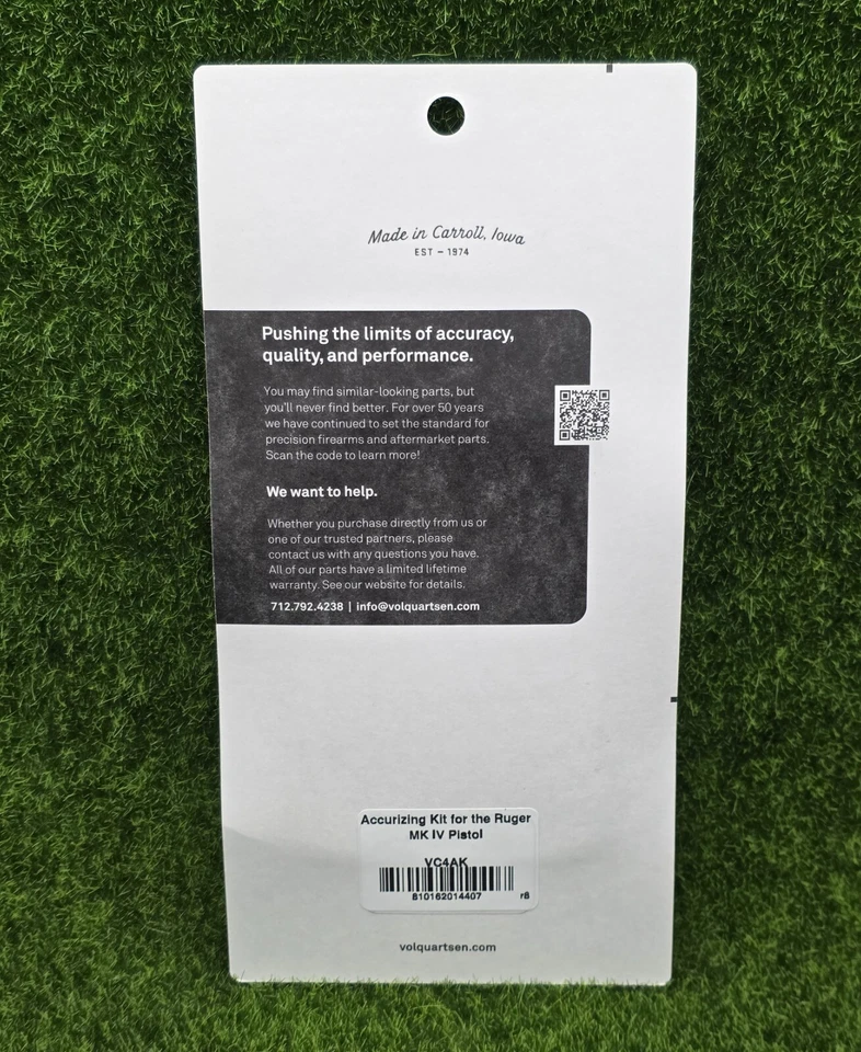 Kit de precisión Volquartsen Ruger Mark 4 gatillo negro IV MK & 22/45 LITE - VC4AK Foto 3 de 3