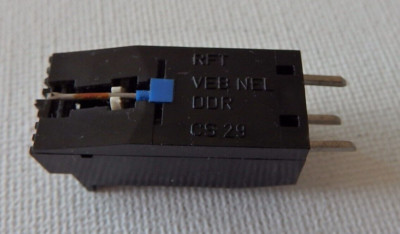 Tonabnehmer System VEB CS 29 mit Original Nadel / RFT / DDR  - funktionsfähig