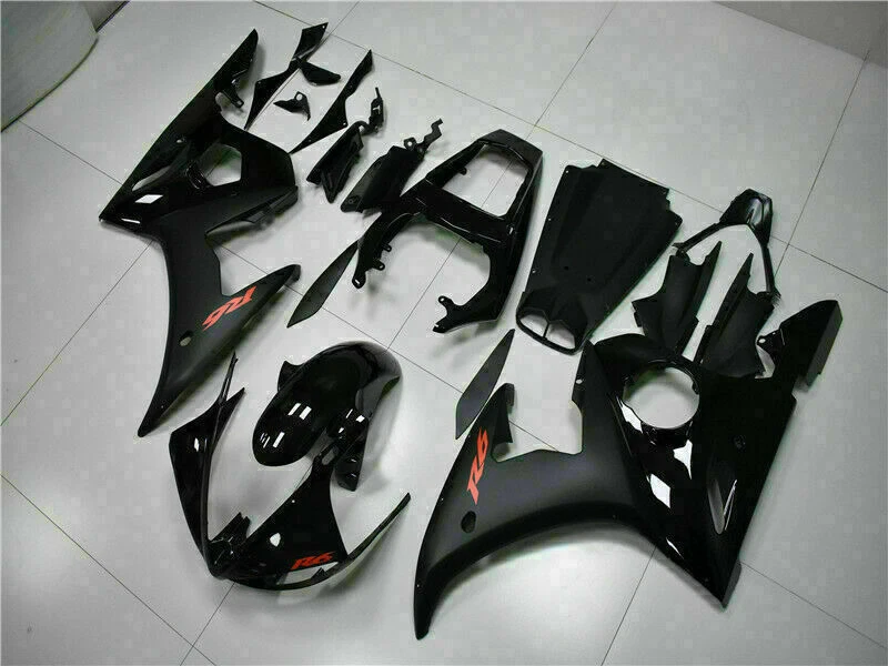 Raven Fairing Matte Black Bodywork for YAMAHA YZF R6 2003-2005 & 2006-2009 R6S - Image 3 of 4