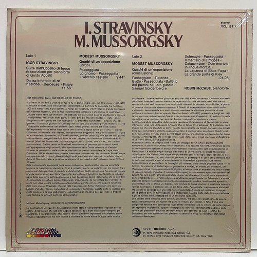 Stravinsky, Mussorgsky - Uccello di Fuoco Quadri D'esposizione vinyl LP unplayed - Foto 2 di 6