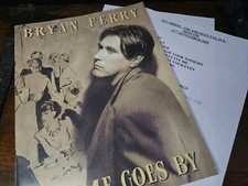 RARE Bryan Ferry 2000 Tour Programme w/ x2 ORIGINAL KREMLIN SETLISTS Roxy Music