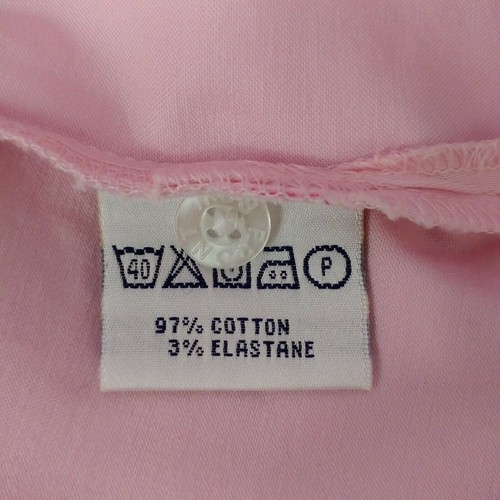 Front Row pink 97% cotton three quarter length Drill Shirt. UK women's size XL - Picture 10 of 11