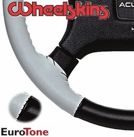 1 or 2 Color Leather Steering Wheel Cover Wheelskins EuroTone EuroPerf Size AX - Image 4 of 4
