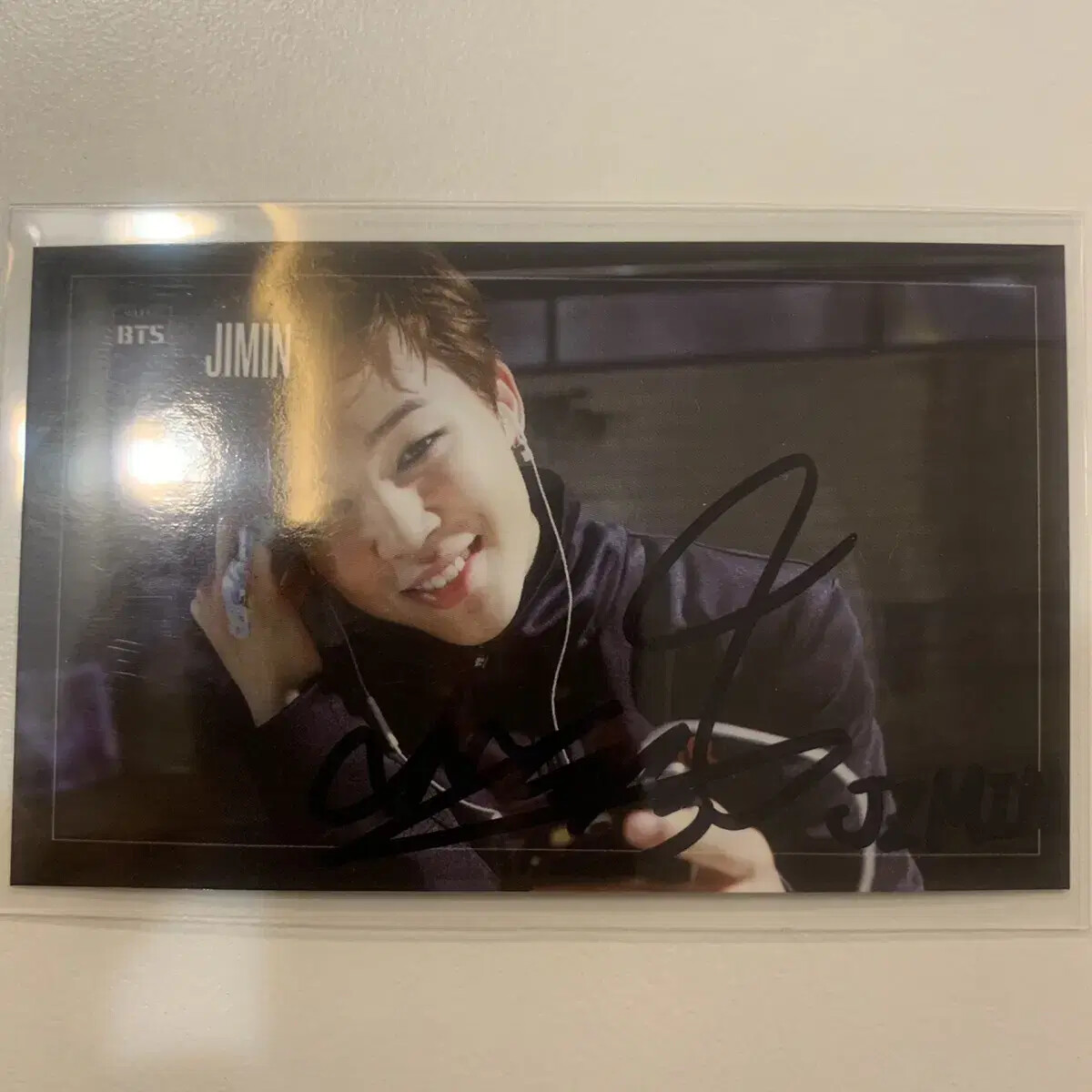BTS Jimin autographed photo card | eBay