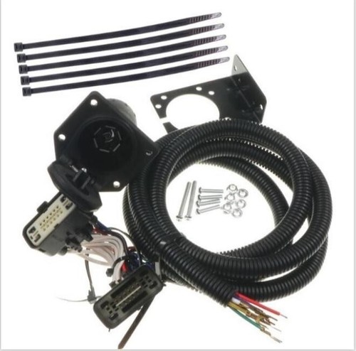 7-Way RV Trailer Wiring Harness For 11-19 Ford Explorer Bring Mounting Bracket - Picture 3 of 3