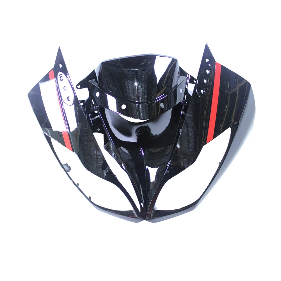 Kit de carenados ABS para Kawasaki Ninja ZX6R 2009 2010 2011 2012 kit de carrocería rojo negro Foto 4 de 4