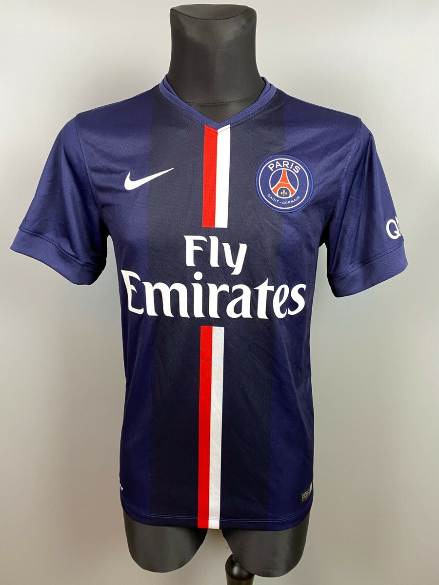NIKE PARIS SAINT-GERMAIN 2014 2015 PSG HOME SHIRT FOOTBALL JERSEY
