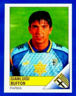 FIGURINE ALBUM CALCIATORI PANINI 1995 96 BUFFON ROOKIE PARMA N.228 REC/RECOVERED