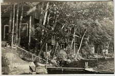 Camps Smithfield ME Maine RPPC Real Photo Vintage Postcard