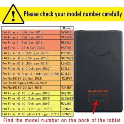 Custodia Amazon Fire Con Penna Custodia In Pelle Con Supporto Per Tablet Amazon Fire 7/8/10 (fino Al 2024) Penna Stylus Cover Pelle Sintetica Tablet - Foto 4