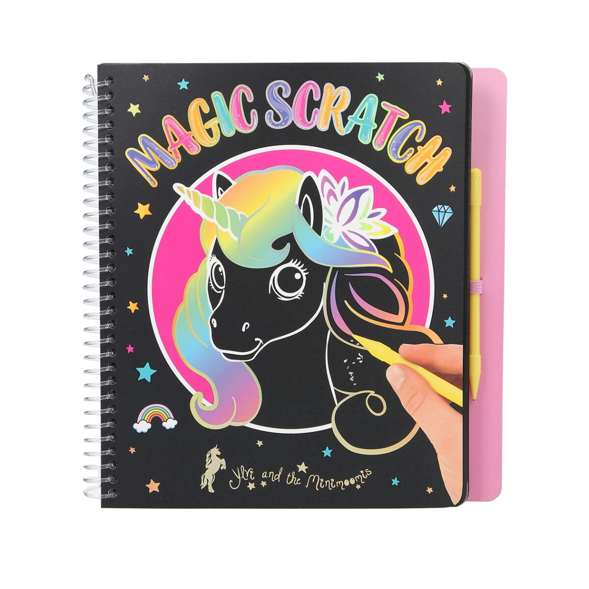 Ylvi Magic Scratch Book Depesche unicorn activity book engraving book craft book