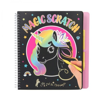 Ylvi Magic Scratch Book Depesche unicorn activity book engraving book craft book