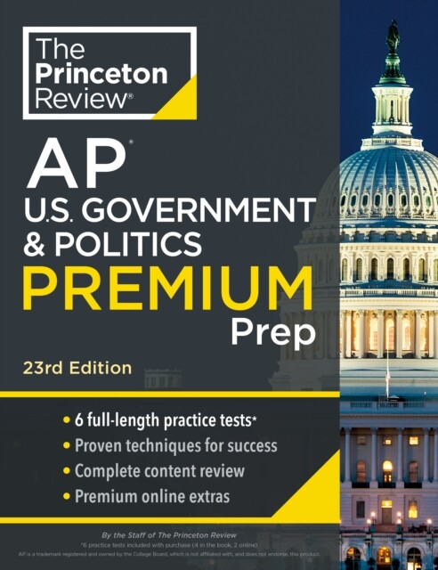 Princeton Review AP U.S. Government & Politics Premium Prep by Princeton Review