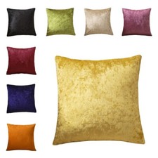 Solid Color Pillow Case Cushion Cover Home Car Office Sofa Decor 18''x18''