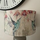 New Lampshade Handmade in UK - Voyage Maison Fuchsia Flight Fabric