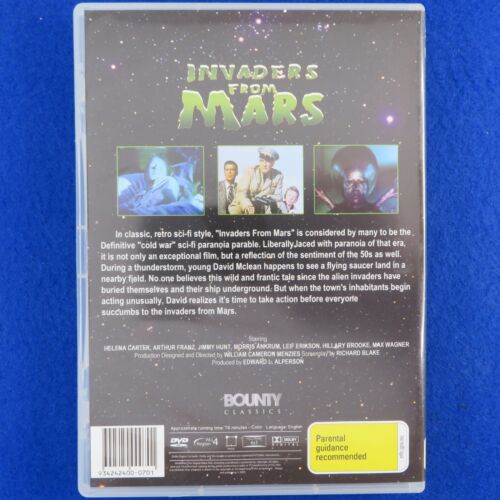Invaders From Mars - DVD - Region 4 - Fast Postage !! - Picture 2 of 2