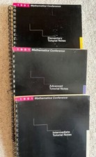 Lot LIVRES Mathematiques Mathematica Conference Tutorial Notes 1991 Anglais