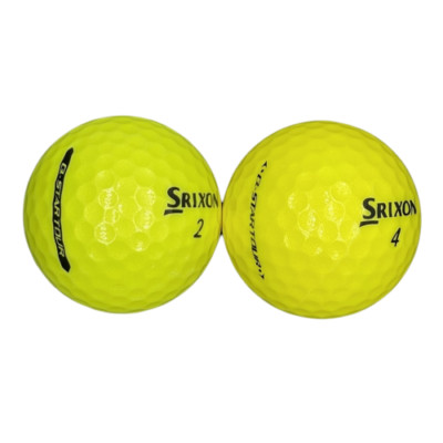 Srixon Q-Star Tour Yellow AAAA Near Mint 24 Used Golf Balls 4A