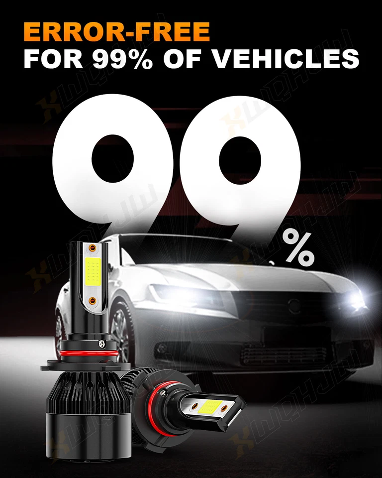 2x Kit Faros LED 9005 Blanco Luces Altas Bombillas para LEXUS GS300 GS430 1993-2006 Foto 4 de 4