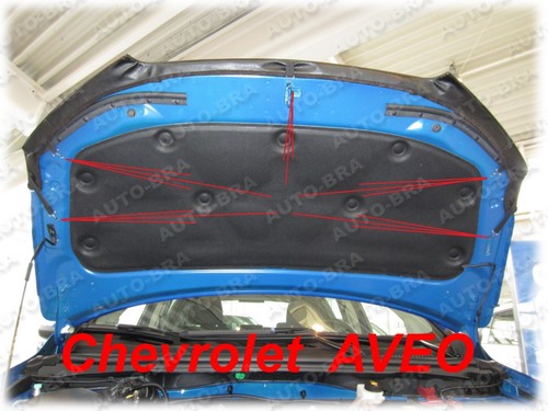PROTECTOR DEL CAPO compatible con Chevrolet AVEO 2011 - 2020 Hood Car Bra Tuning - Bild 2 von 2