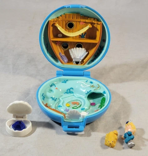 Vintage 1992 Bluebird Polly Pocket Jeweled Sea Princess Playset Complete