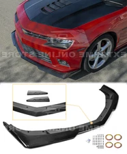 CARBON FIBER Front Lip For 14-15 Camaro SS 6Gen. Bumper Splitter ZL1 1LE Style 