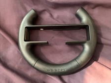 Nintendo Wii- Black Thrustmaster Ubisoft Steering Wheel For Wii Or Wii U