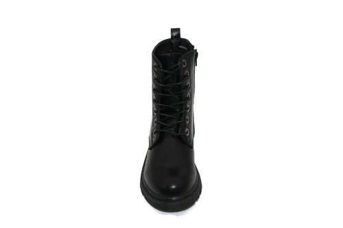 Womens Platform Ankle Boots Ladies Laces Zip Up Army Military Combat Party Shoes - 第 14/14 張圖片