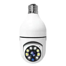 Wireless WIFI Security Camera 1080P HD 360° Rotation Remote View E27 Light Bulb