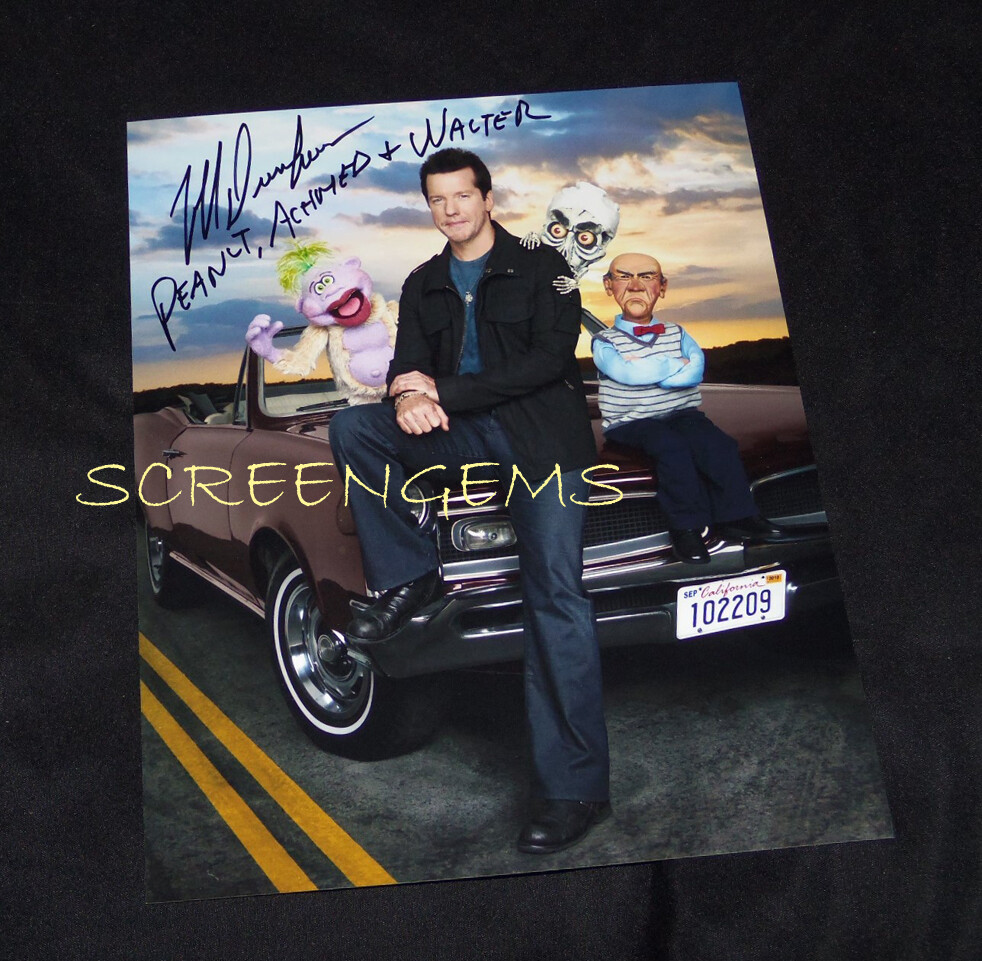 Jeff Dunham signed photo ventriloquist Peanut Walter Achmed Dead