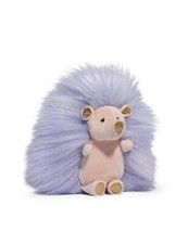 NWT FAO Schwarz 6" Sparklers Plush Purple Lavender Hedgehog Stuffed Animal