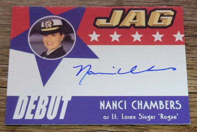 2006 TK Legacy JAG Premiere Edition D4 Nanci Chambers Debut Autograph